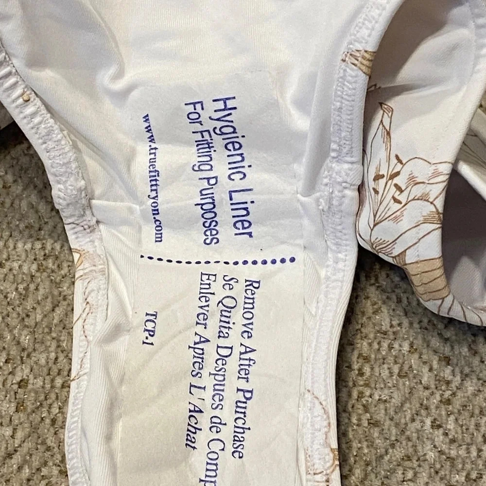 New! Revel Rey White Lily Alice bikini set 14410 - Picture 13 of 16